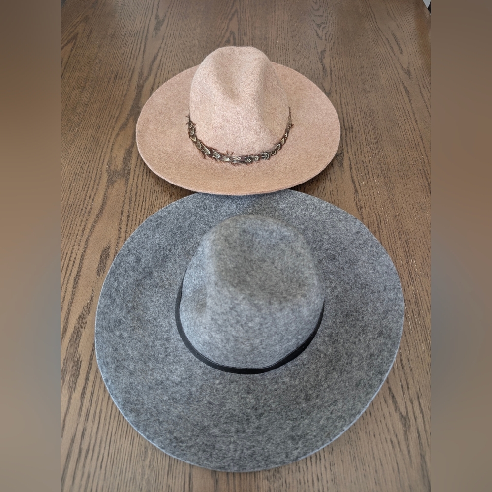 100% Wool Fedora  Hats